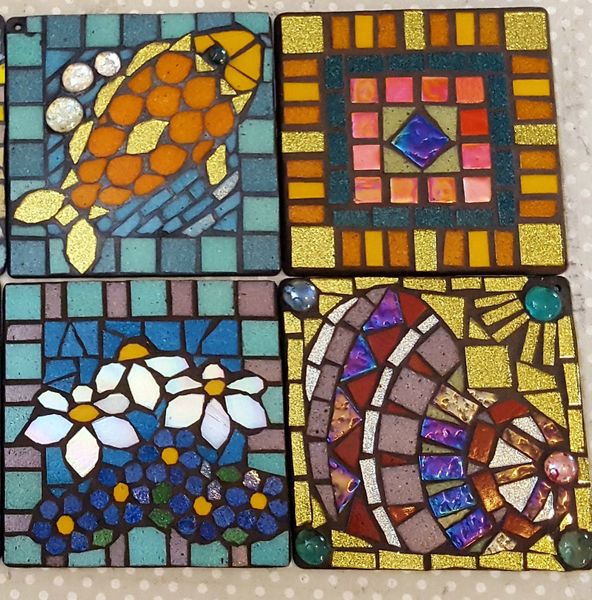 A few examples of mosaics that students can copy, many more available.