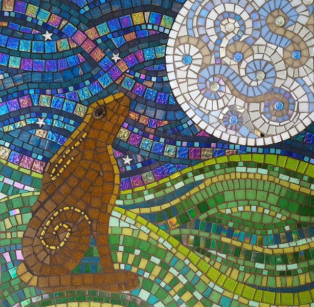 Gazing Hare by Adela 60cm x 60cm