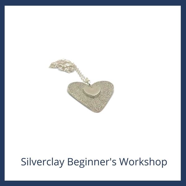 Silverclay Beginer's Workshop - heart on heart pendant, layering