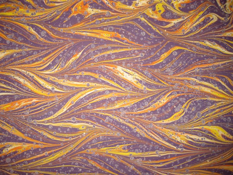 Paper marbling Ebru gelgit James Mouland