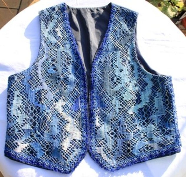 Torchon Lace (Techniques) - Life-Sized Waistcoat