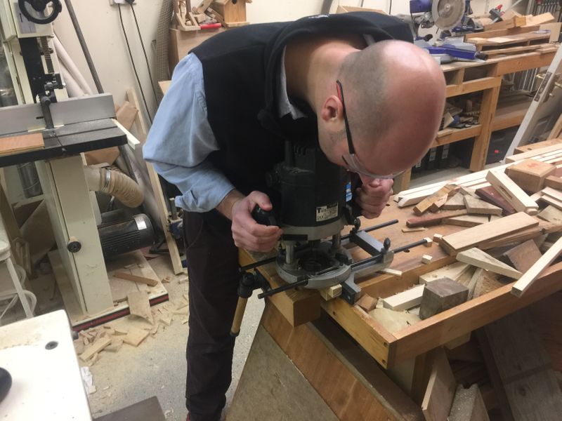 Mortice and tenon joints course, West Byfleet, Surrey, Woodwork