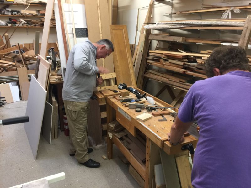 Mortice and tenon joints course, West Byfleet, Surrey, Woodwork