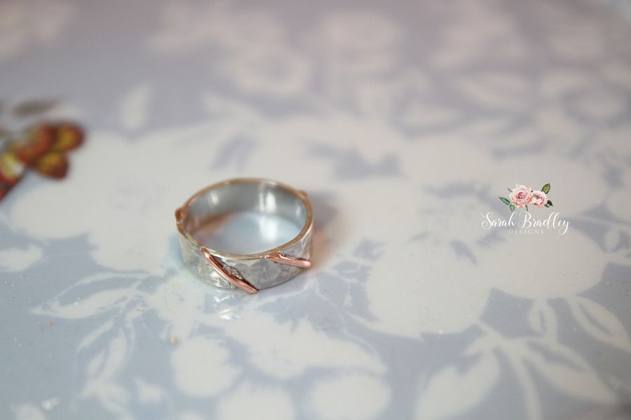 Silver Ring with Copper