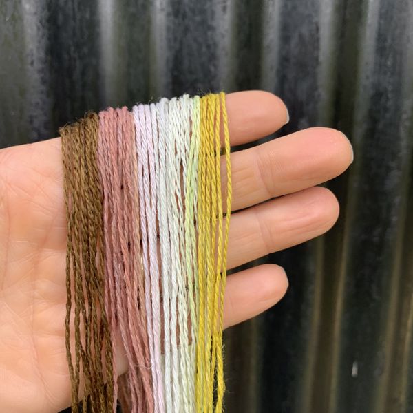 A naturally dyed rainbow