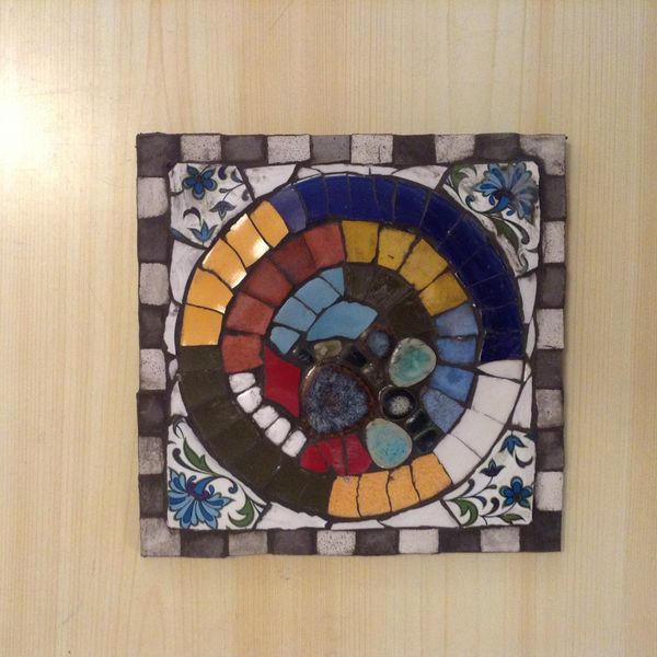 Grouted piece still needs a little polish