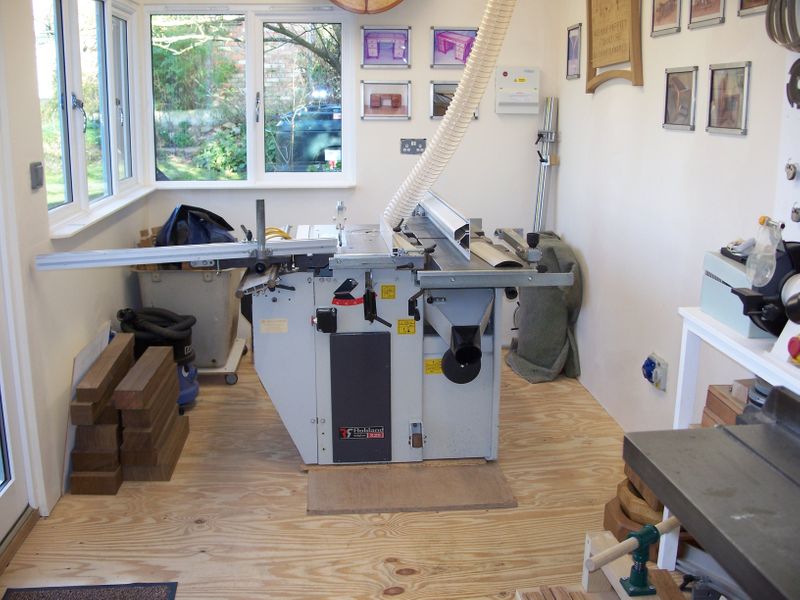 Inside my home based workshop