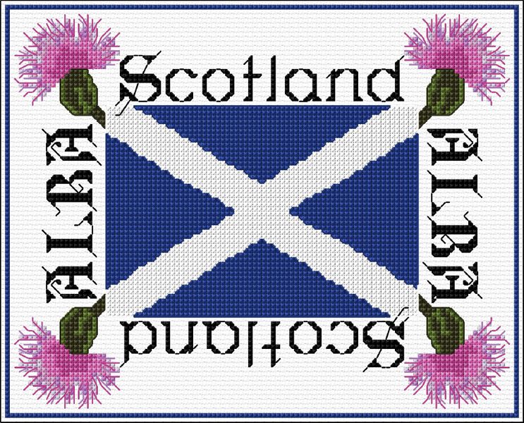 DoodleCraft Design Flower of Scotland