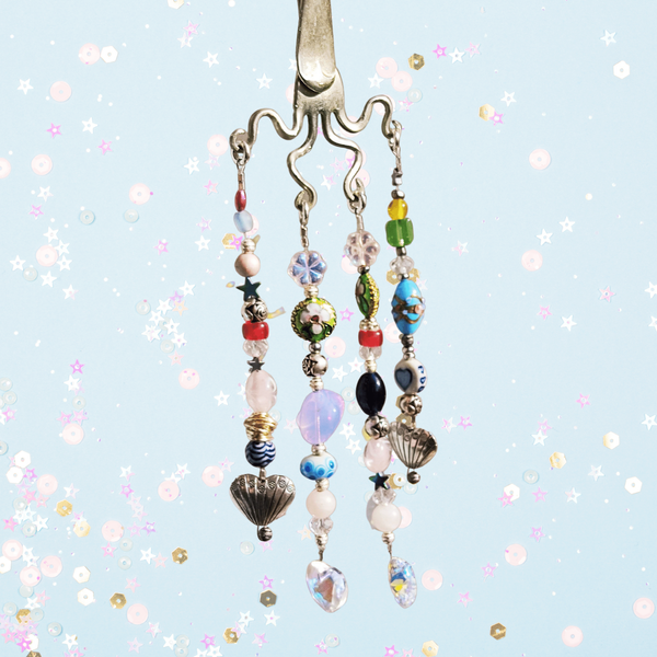Vintage Forks & Beautiful Beads