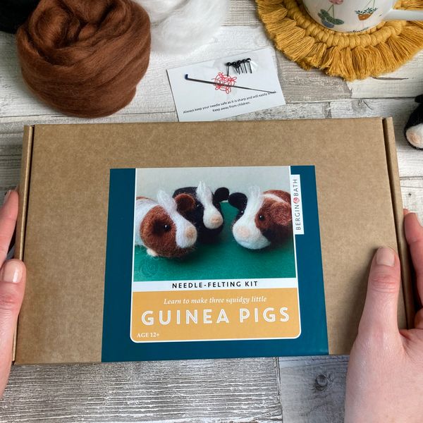 Needle Felted Guinea Pigs - Bergin & Bath