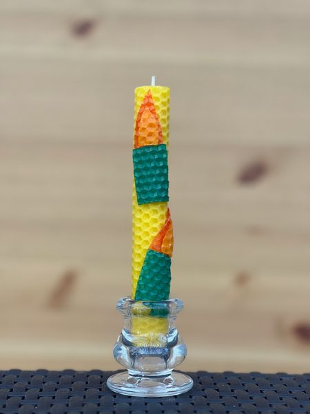 Rolled Beeswax Candles