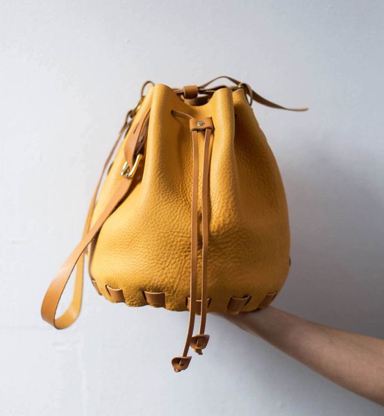 Mustard Bucket Bag