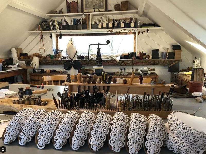 Leather workshop of Justin Capp