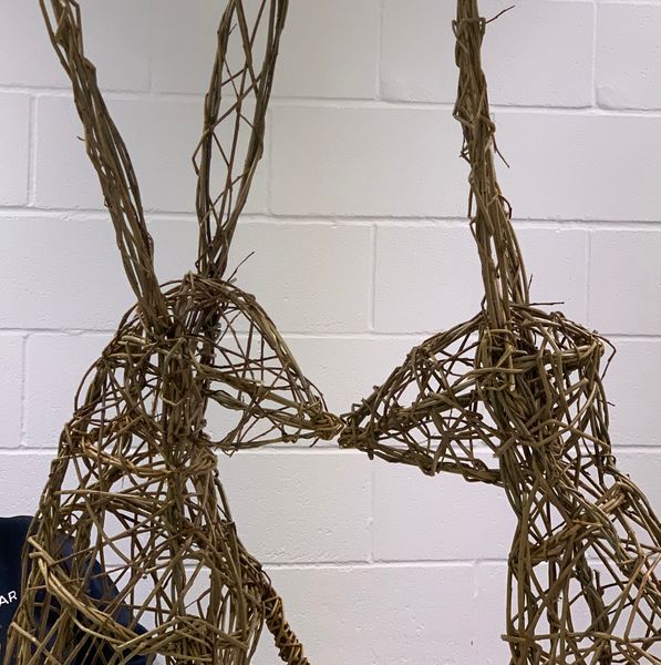 mum and daughter created hares