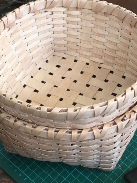 Ash splint basketry at Greenwood Days