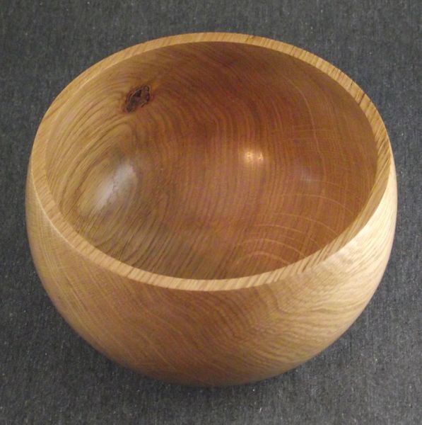 Oak calabash bowl