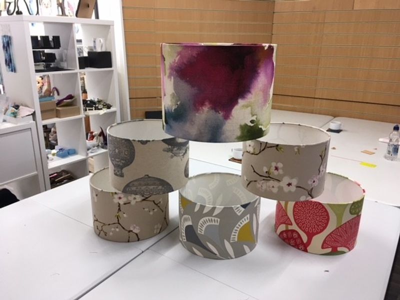 Lovely selection of students lampshades