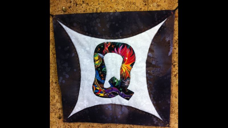 Q is for quilting
