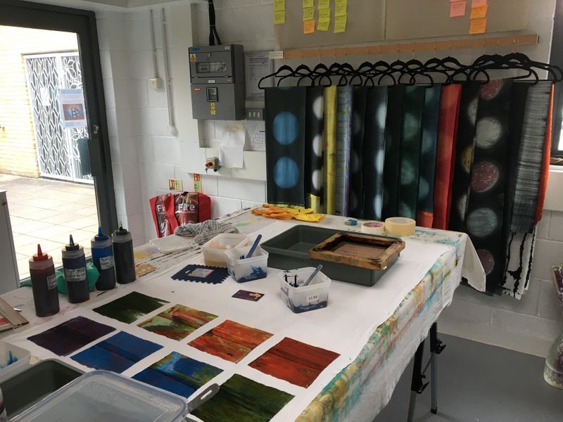 Colour sampling in studio