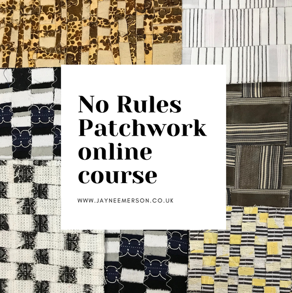 No Rules Patchwork online course with Jayne emerson