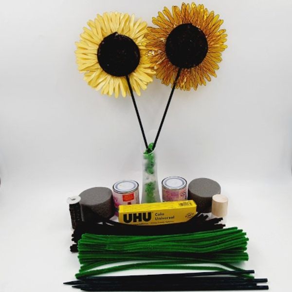 The Sunflower kit - the contents of the kit.
