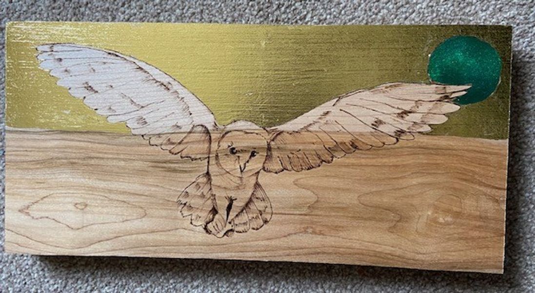 Pyrography workshop course enhanced cotswolds gloucestershire wiltshire