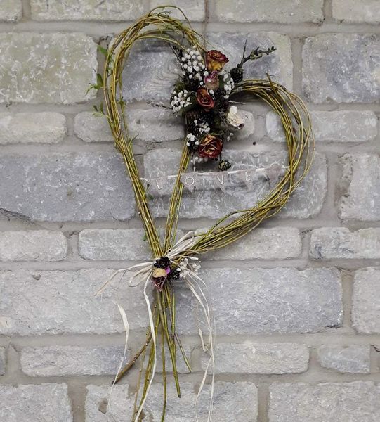 Stone Heart Wreath with Stone Heart