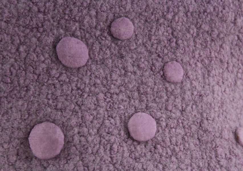 Nuno Resit Feature Detail - Felted Silk Fabric