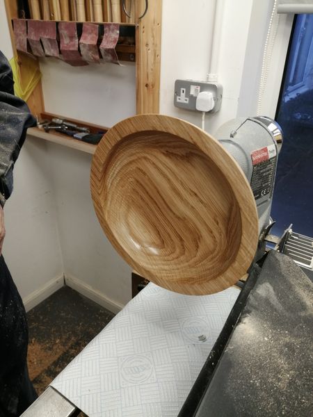 A simple oak dish