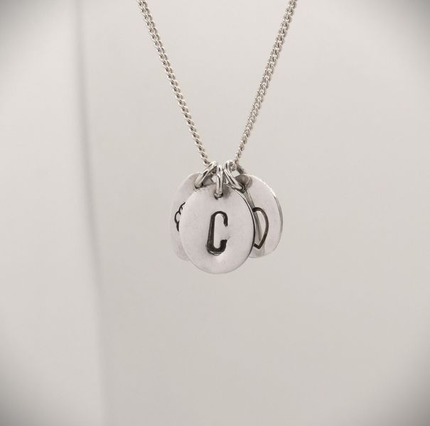 Personalised pendant in silver