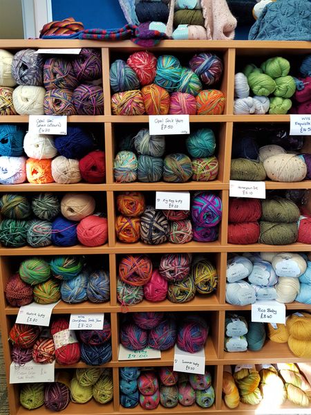 range of sock wool available at HookedonStitching