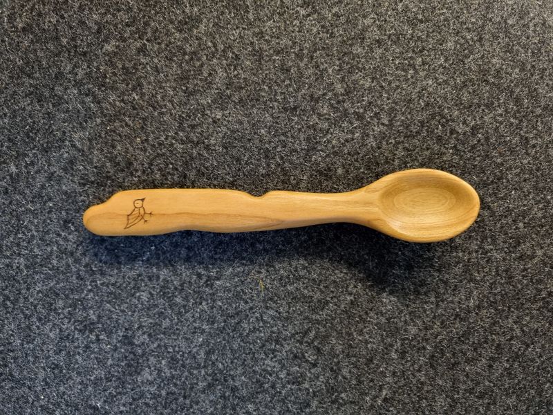 Cherry spoon for small hands 