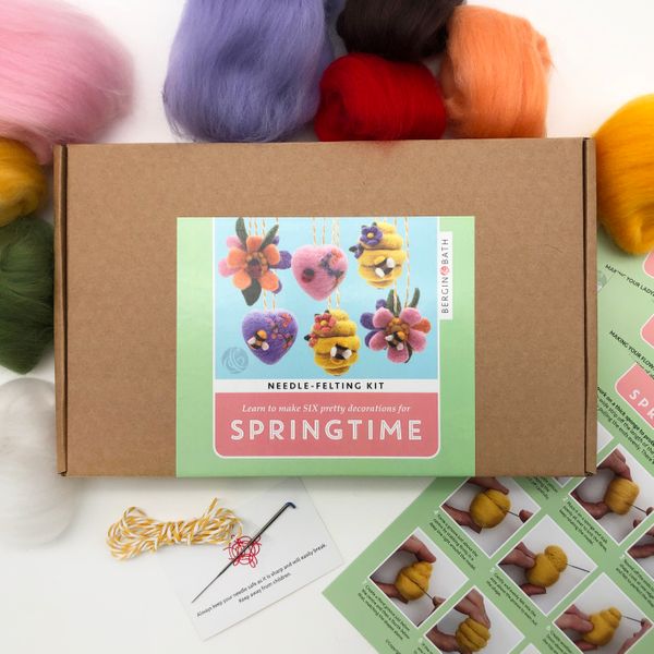 Bergin & Bath Springtime Needle felting Kit
