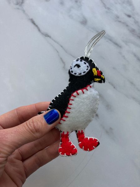 Felt puffin craft kit