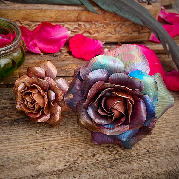 Beautiful copper roses