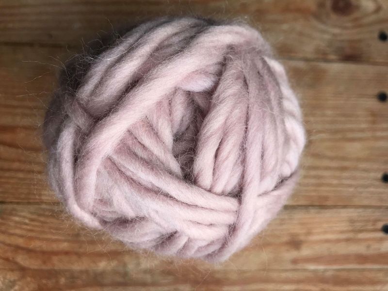 Dusty pink yarn option