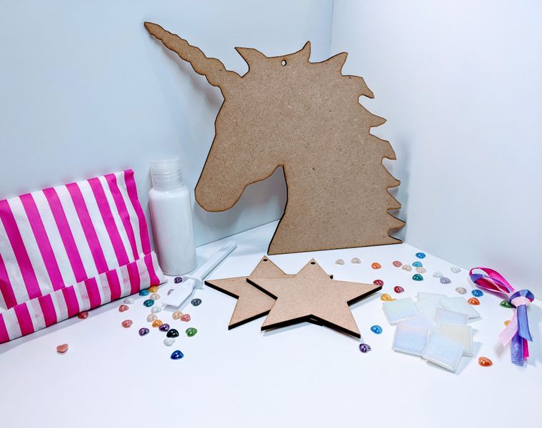 Unicorn Mosaic Kit Contents