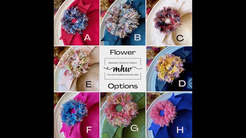 Tartan flower making kit - please choose your colour option 