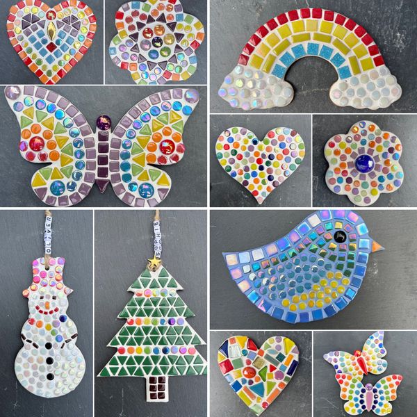 A collection of different mosaics 