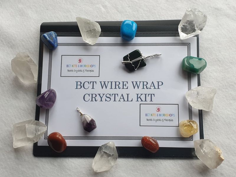 ♥ The old style BCT Wire Wrap Crystal Kit Folder ♥  