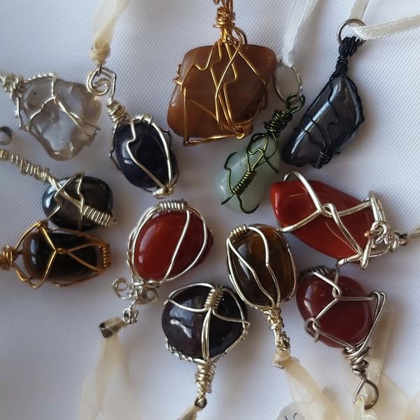 Love your crystals Wire Wrap them and wear them