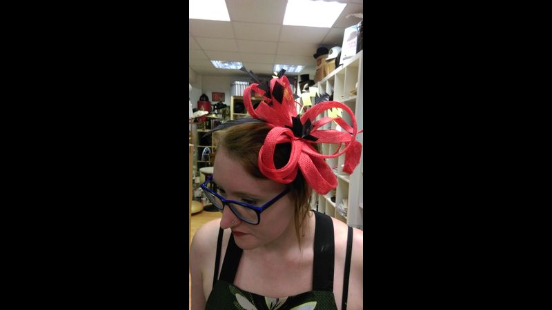 Finished fascinator by one of our students