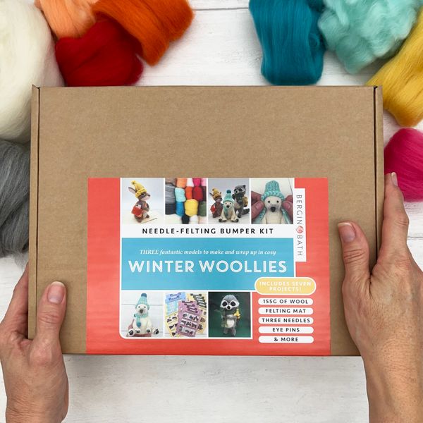 Bergin & Bath Winter woollies needle felting Kit