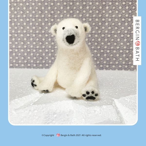 Polar bear digital download PDF pattern