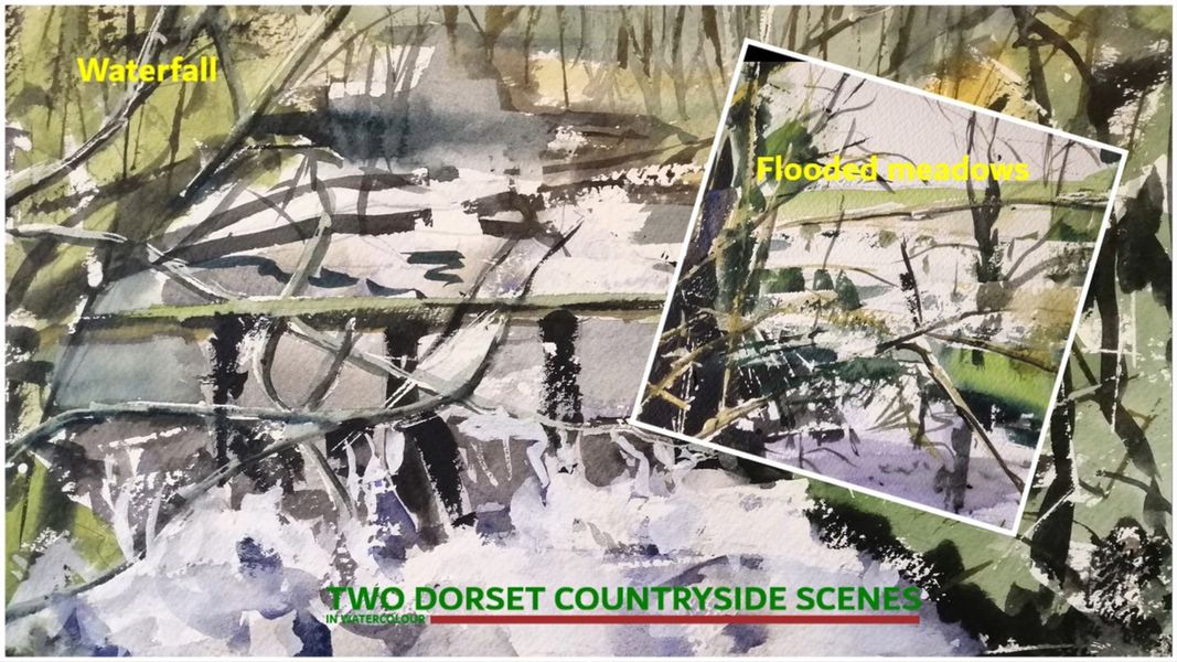 Two Dorset Scenes in watercolour