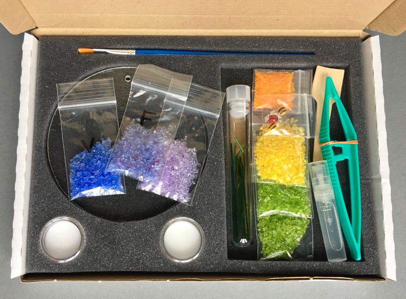 The tools and materials included in this kit.