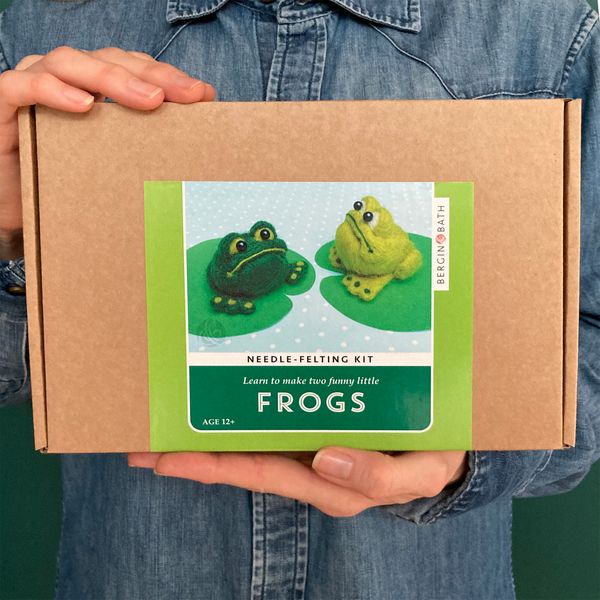 Frog Wool Felting Kit - The Confident Stitch