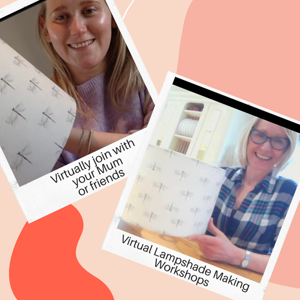 Mum and daughter join virtually to make their lampshades