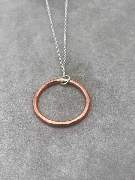 Copper Circle Pendant