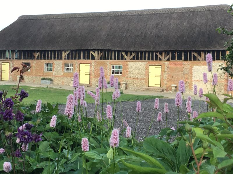 Our inspirational thatched barn.